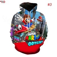 CLOOCL Game Super Mario 3D Print Hoodie