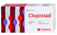 Clopistad 75mg (Clopidogrel) – Thuốc chống kết tập tiểu cầu, phòng ngừa nhồi máu cơ tim và đột quỵ (hộp 3 vỉ x 10 viên)
