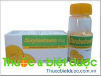 Clorpheniramin 4mg lọ 200 viên