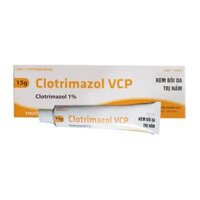 Clotrimazol 1% VCP 15g – Kem trị lang ben nấm