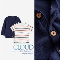 [Cloudkid] Set HM 2 món gồm áo cardigan len và áo thun cotton size từ 6-9m đến 3-4y ĐỌC KĨ LUU Ý Ạ
