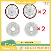 [Cloudsmiles] 4 Giá đỡ giẻ lau nhà và lau nhà cho T30S / T30 Pro Robot hút bụi Cây lau nhà Bộ dụng cụ lau nhà