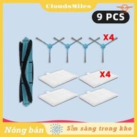 [Cloudsmiles] Dành cho 9590 / 9990 / 10090 AI Revolution Ultra Power Home Phụ tùng Bộ lọc Bàn chải bên chính Túi đựng bụi