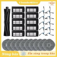 [Cloudsmiles] Dành Cho Robot Eufy X9 Pro Phụ Kiện Thay Thế Chân Không Con Lăn Chính Bàn Chải Bên Bộ Lọc Hepa Cây Lau Nhà Phụ Kiện Vải