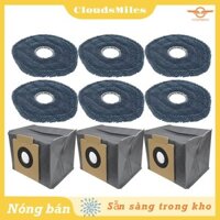 [Cloudsmiles] Túi đựng bụi vải lau nhà cho các bộ phận máy hút bụi Robot Omni Eufy X10 Pro