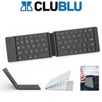CLUBLU Bàn Phím Mini Không Dây Bluetooth Có Thể Gấp Gọn Nhỏ Gọn Thuận Tiện Mang Theo Nút Ấn Tĩnh Âm Không Gây Ồn Nút Ấn Tĩnh Âm Không Gây Ồn Không Số Đẹp Dùng Cho Máy Tính Laptop Điện Thoại Cao Cấp Hàng Chính Hãng Siêu Bền Nhân Viên Văn Phòng  Sinh Viên