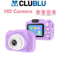 CLUBLU Máy Ảnh Kỹ Thuật Số Mini Hộp Làm Từ Silicon Siêu Cute Có Thể Sạc Lại Chống Sốc Cao Cấp HD Digital Camera Cho Bé Thể Phù Hợp Với Trẻ Em Nhỏ Gọn Thuận Tiện Mang Theo Quà Sinh Nhật Cho Nữ