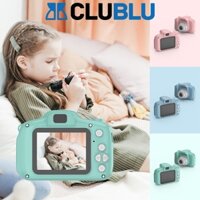 CLUBLU Máy Ảnh Mini Kỹ Thuật Số Siêu Dễ Thương Digital Camera Mini HD Hoạt Hình Dễ Thương Có Thể Phù Hợp Với Trẻ Em Màu Sắc Cute Màu Hồng Xanh Tử Ngh