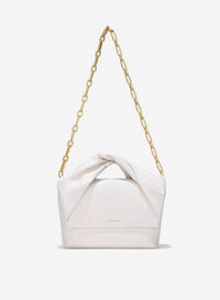 Clutch cầm tay quai xoắn - CLU 0127 - Màu kem