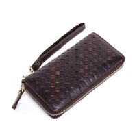 Clutch handmade da bò dập vân caro đẳng cấp thời thượng C451