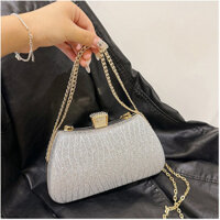 Clutch nữ túi xách dự tiệc thời trang kèm dây đeo chéo cao cấp BAG U CSC25