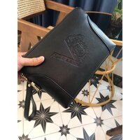 Clutch túi ví Versace Da Nam Cầm Tay Cao Cấp khóa số bảo mật ảnh thật 100%