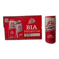 CM-Bia Camel Premium 330ml*12 4,5%-4,9%vol lon cao đỏ/xanh