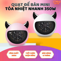 [C.Mart] Máy Sưởi Ấm Mini Để Bàn, Quạt sưởi Công Suất 350W Làm Ấm Nhanh,An Toàn, Chống Bỏng, Chống Lật, Tiết Kiệm Điện