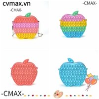Cmax messenger bag carry-on game silicone purse anti-stress push bubbles zipper handbag