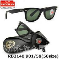 [cmccm.vn] 2024 ray-ban weifar italy Kính Râm Phi Công rb2140 901 Chính Hãng (Thiết Bị Đánh Bóng Đen)