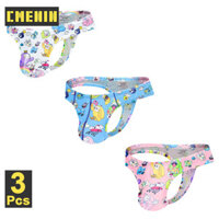 Cmenin BƠM 3 Quần Lót Nylon Mới Người Jockstrap Quần Lót Eo Thấp Tanga Nam Thông Và Dây G Quần Lót Nam Tangas MP2993