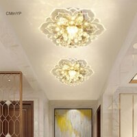 Cminyp 20cm 9W Pha Lê Hiện Đại Đèn Trần LED Cố Định Hành Lang Mặt Dây Chuyền Đèn Chùm Vinh Quang