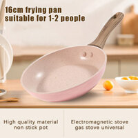 Cminyp Chống Dính Đáy Phẳng Chảo Trứng Chiên Mini Chảo Lúa Mì Cơm Đá Nồi Cảm Ứng Bếp Gas Đa Năng Cho Bé Nồi Thức Ăn Vinh Quang