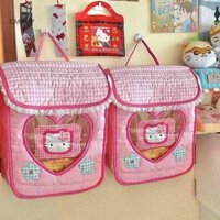 Cminyp Kawaii Hello Kitty Treo Túi Bảo Quản Sanrio KT Mèo Văn Phòng Phẩm Lưu Trữ Túi Di Động Du Lịch Dung Tích Lớn Ins Quà Tặng Giáng Sinh Vinh Quang