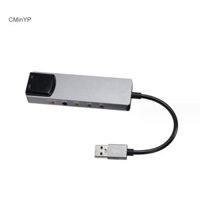 Cminyp USB Laptop Để Bàn Máy Tính Card Âm Thanh 5.1 Kênh Quang Học Chuyên Nghiệp Bên Ngoài Thẻ Âm Thanh Chuyển Đổi Cho Laptop Phụ Kiện XHG