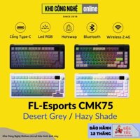 CMK75 Led RGB - Bàn phím cơ FL-Esports CMK75 SAM Lake Placid Blue / Desert Grey / Hazy Shade / Ultramarine