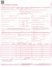CMS-1500 Laser Printer Medical Claims Form - 2,000 sheets