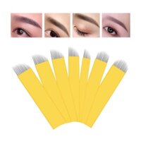 CN ❖BMX 100Pcs Lamina Tebori Microblading Needles Permanent Makeup Eyebrow Embroidery Blade For Microblading Manual Pen