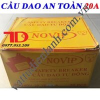 [CN HCM] COMBO 20 Cầu Dao An Toàn NOVIP 20A, CB An Toàn