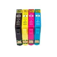 CN ♨HTL T200XL Ink Cartridges For Epson T2001 T2002 T2003 T2004 Workforce WF 2510 2520 2530 2540 XP-100 XP 200 300 310 4