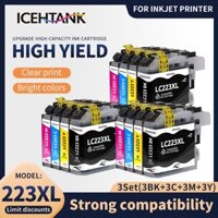 CN ✓✽☑Icehtank LC223 LC221 LC 223 Cartridges for Brother Printer Ink Cartridge DCP-J562DW J4120DW MFC-J480DW J680DW J880