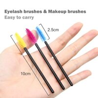 CN ▥New 500/50Pcs Eyelash Makeup Brushes Extension Disposable Eyebrow Mascara Applicator Lashes Brush Cosmetic Maquiagem