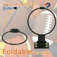 Cnabpc  1 Cái Đế Bóng Rổ Treo Tường Sắt Có Thể Gập Lại Bóng Rổ Đa Năng Giá Để Đồ Giá Để Đồ Giá Trưng Bày Mới