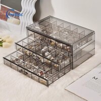 Cnabpc  1 Gói 3 Lớp 72 Lưới Dung Tích Lớn Vòng Bông Tai Vòng Cổ Hộp Bảo Quản Trang Sức Để Bàn Ngăn Kéo Tổ Chức Hộp Bảo Quản Chống Bụi Mới