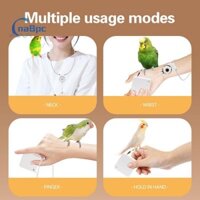 Cnabpc  Dây xích vẹt có thể thu vào tự động có vòng chân - Dây nịt bay an toàn cho chim Lovebirds, Cockatiels và các loài chim nhỏ khác mới