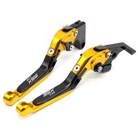 CNC Extendable Folding Motorcycle Adjustment Brake Clutch Levers For Honda GROM MSX 125 2013-2015