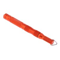 CNC Waterproof Magnesium Fire Starter With Tungsten Steel Head Survival Kit - Orange