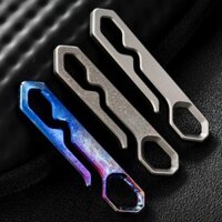 Cnedc Hợp Kim Titan Khóa Thắt Lưng Kim Loại Khóa Không Có Lò Xo Hợp Kim Titan Móc Khóa EDC