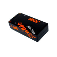 CNHL Racing Series 7.4V 4900mAh 120C 2S Hard Case LiPo Battery T Dean Plug for Wltoys 144001 RC Car