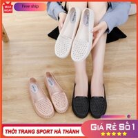 (Có 2 Màu) Giày lười nữ đi mưa UA Thông Hơi nhựa dẻo bền đẹp Thời Trang Nữ SPORT HÀ THÀNH