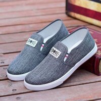 (Có 2 Màu) Giày lười vải nam Sport Shoes thoáng khí