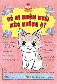 Có Ai Nhận Nuôi Mèo Không Ạ