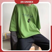 Có Ảnh Thật  Áo thun tay dài form rộng unisex - Sweater turnking - XANH LÁ