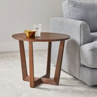 (CÓ ẢNH THẬT) Bàn trà sofa D42xH45cm, bàn đầu giường, side table minimalist decor homestay - FOXHOMEVN