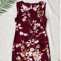 [Có ảnh thật] Đầm Ann Taylor họa tiết hoa size 6 VNXK dư xịn