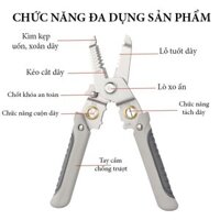 [CÓ ẢNH THẬT] Kìm  dây điện đa năng 9 trong 1