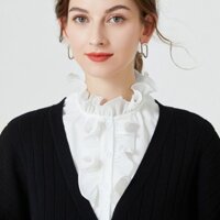 Cổ Áo ren cao cấp cổ áo giả cổ áo giả cổ Áo lót Giả mẫu mới thu đông dễ phối cho nữ cổ áo ren NGQW