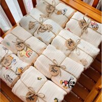 [CÒ BABY]KHĂN TẮM XÔ MUSLIN CHO BÉ, KHĂN XÔ ĐA NĂNG