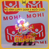 [CÓ BẢN LED] Mô hình One Piece Luffy Gear 5 nika ngồi cười , cao 10cm , nặng 200gram . Figure One Piece