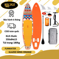[Có bảo hành] [Chính hãng] GLAZED WING ORANGE 11'6'' - FunWater - Thuyền SUP / Ván chèo đứng bơm hơi